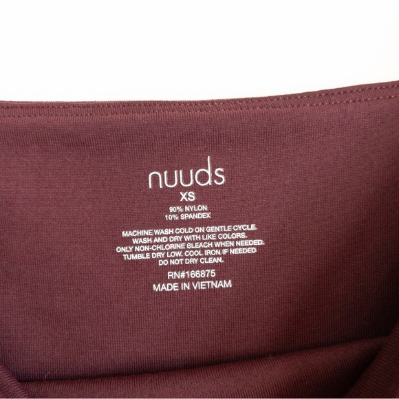 Nuuds Wide Square Neck Long Sleeve Bodysuit - Picture 10 of 13
